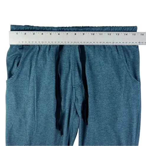 Natori Heather Turquoise Blue Soft Lounge PJ Pants Drawstring Waist Size Small