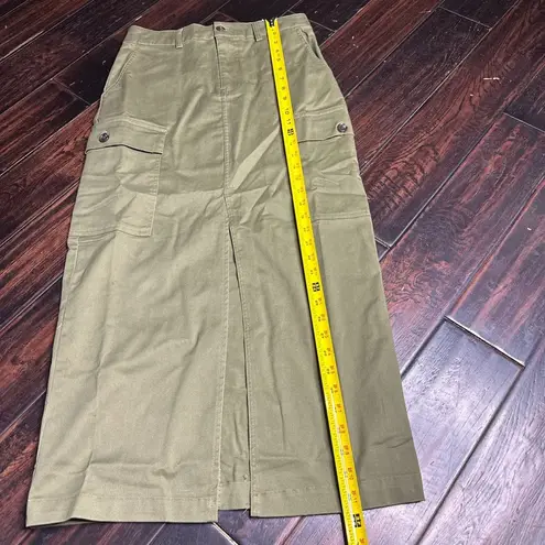 Jason Wu Cargo long maxi skirt with slit in front casual indie boho bodycon classic