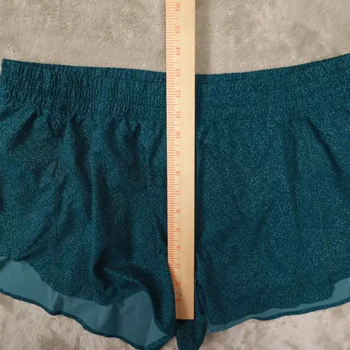 Athleta  Women's Teal‎ Printed 3" Hustle Lined Running Shorts size XL 486235 - Image 5