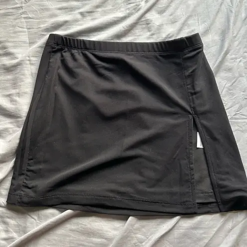 White Fox Boutique  Black Mesh Mini Skirt