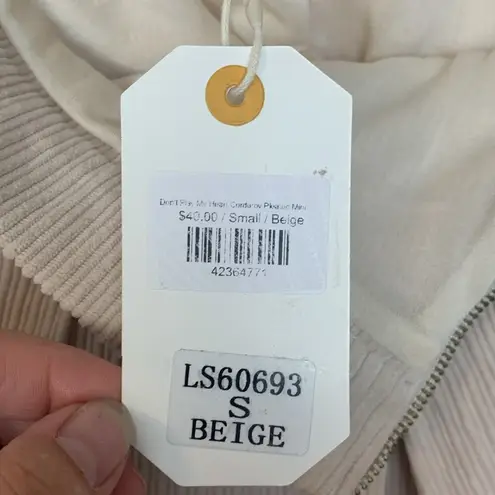 Love Riche womens size small corduroy pleated mini skirt new tan dont play my h