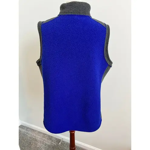 Susan Graver Weekend Faux Fur Colorblock Vest Large