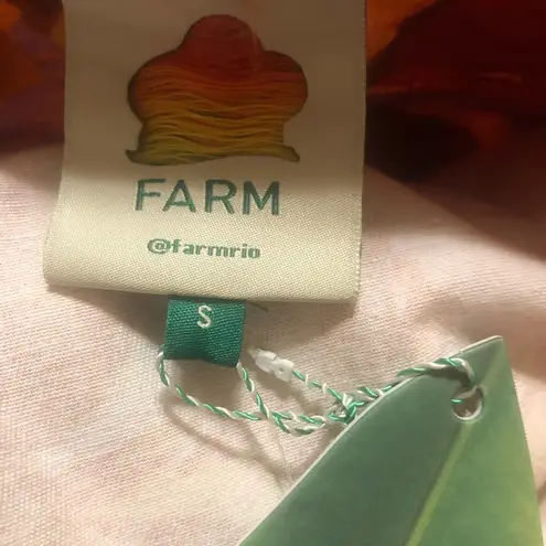 Farm Rio Banana Juice Balloon Sleeve Cotton Dress