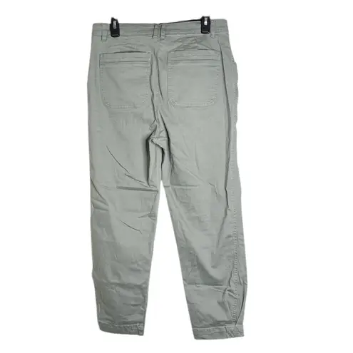 Democracy "Ab"solution Utility Green/Olive Tapered Cargo Flap Pocket Pants sz 12