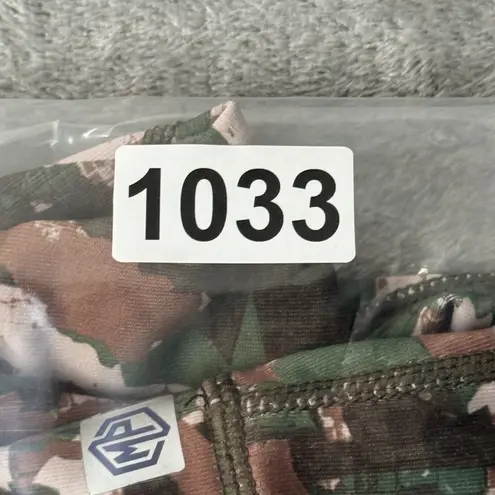 MP Pants Womens Large Brown Green Reversible Leggings Cheetah Camo Casual Gym - Image 11