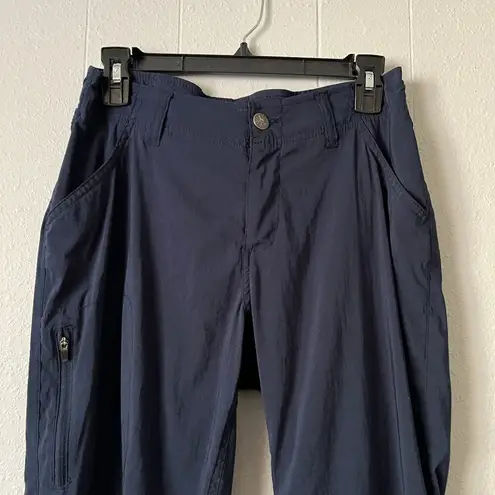 Khombu Cropped Pants Womens Small Outdoors Hiking Fishing Camping Lightweight