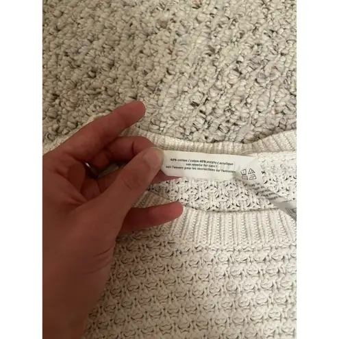 Aeropostale White Knit Chunky Sweater Size M Size M