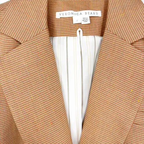 Veronica Beard Amadi Classic Dickey Blazer in Chai Size 2