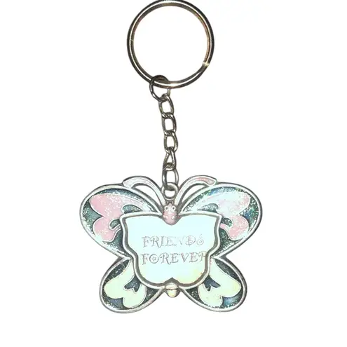BRAND NEW:Butterfly Friends Forever Key Holder Pink