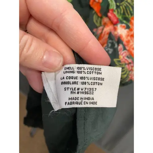 Walter Baker Mini Wrap Dress Womens 0 Multicolor Floral Long Sleeve Hipster B47