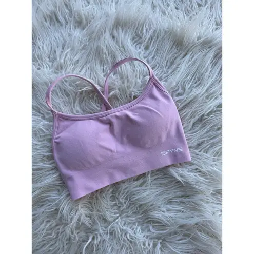 Dfyne Dynamic Backless Sports Bra Light Rose Pink Size XS
