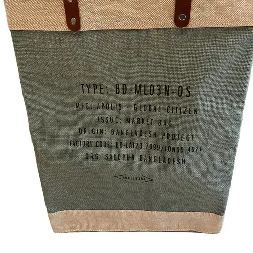 NWT, Apolis Market Bag