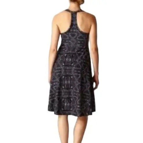 prAna Cali grey Aztec print athletic dress size L