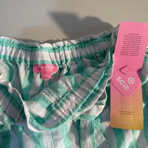 Stoney Clover Lane x Target Linen Blend Tie Tank Top Shorts Set Size Medium NWT