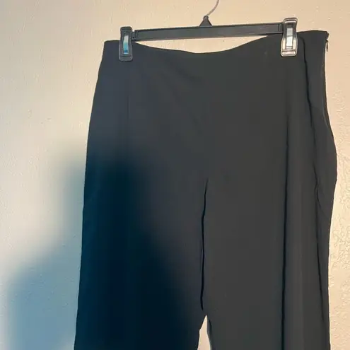 Emporio Armani Black Straight Leg Pants Sleek Design SZ 30 Designer Leggings