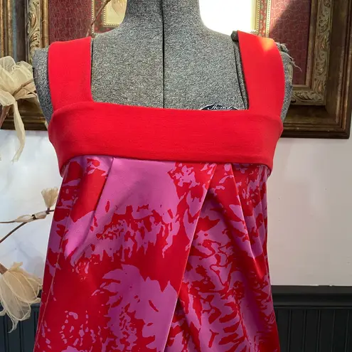 Diane Von Furstenberg Payne Printed Silk Blend Bubble Mini Dress Sz 0 🧡🎀