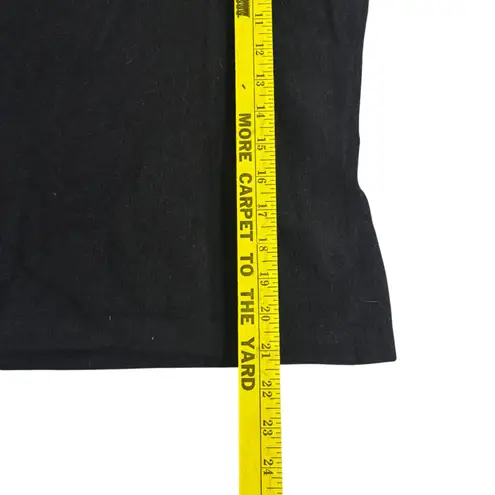 Hillard & Hanson Angora Blend Cowl Neck 3/4 Sleeve Sweater Top Black M