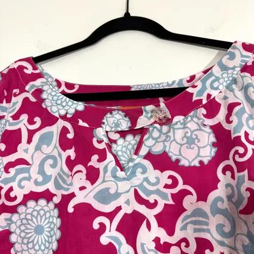 Milly Mer Soleil New York Abstract Flower Tunic Top