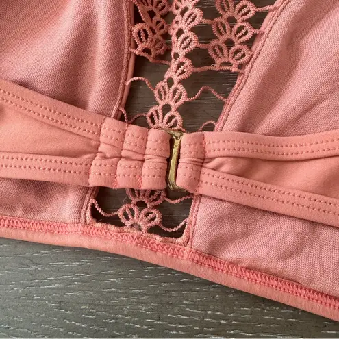 Gianni Bini  Swimsuit Bikini Halter‎ Top Size Large