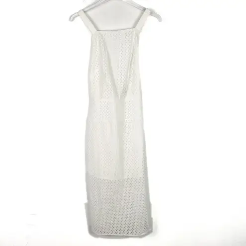 Line and Dot NWT Spring Life Apron Dress Eyelet Criss Cross Back Size Medium M NEW - Image 2