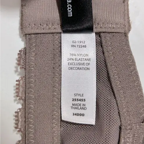 Felina Paramour Gorgeous Memory Foam Bra Size 34DDD NWT Tan