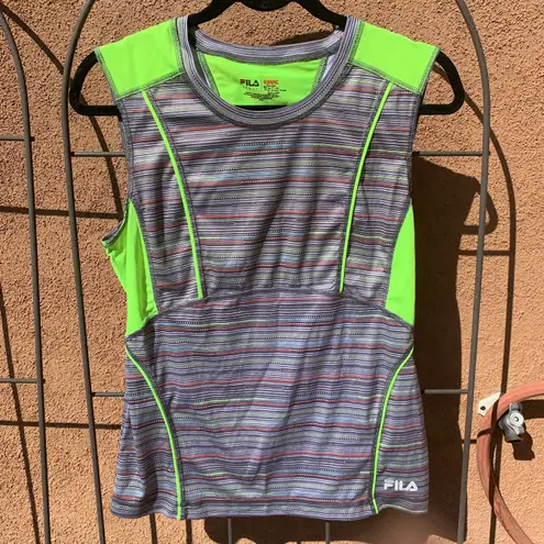 FILA neon running tank