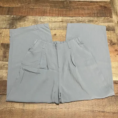 Halara BUNDLE 2 Women's High Waisted Wide Leg Flowy Pants Sz M Linen Feel Casual