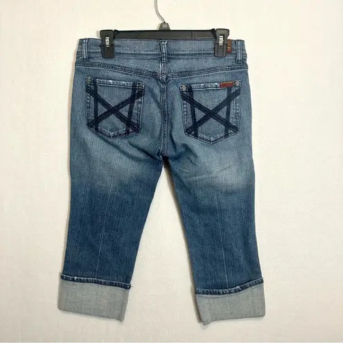 7 For All Mankind  Women’s Jeans Capri Denim Blue size 30