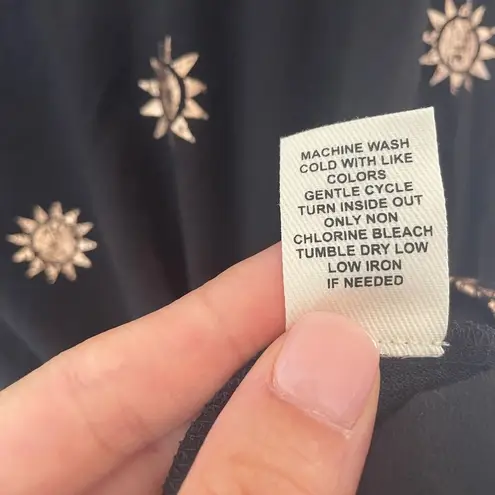 Kim and Cami short Sleeve Tee with sun size small Black thumbnail 5