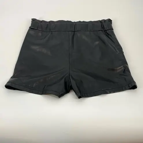 Tart Collections Black Leather Shorts