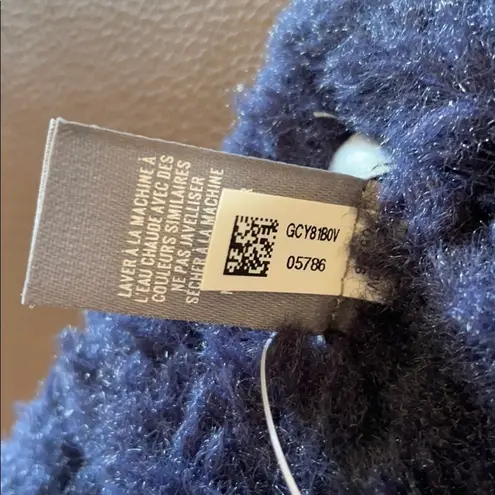 Aerie  Fuzzy Super Soft Winter Headband Dark Blue OS