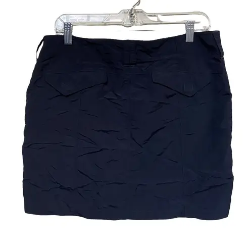 Eddie Bauer  black cargo mini skirt size 10.