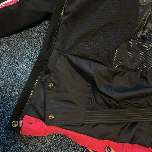 Eider Ski/Snow Womens Black Jacket Recco Primaloft Thermal Control System Size 12