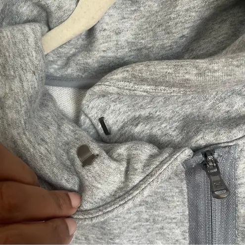 Under Armour  | Heather Gray Cowl Neck Zip Up Jacket Sz S