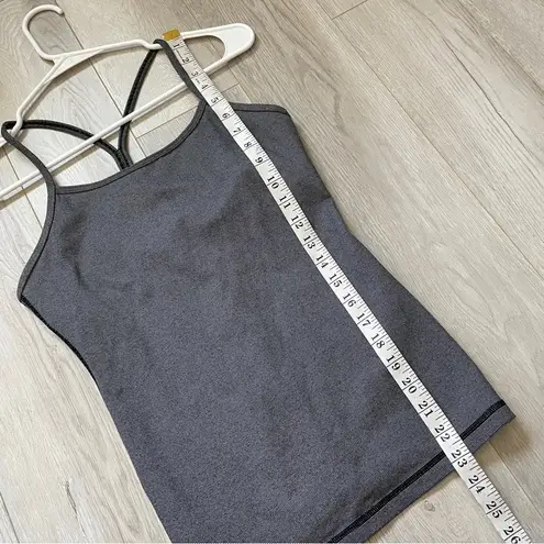 Lululemon  Workout Tank Top power y striped womens Navy Blue (size 6) gym running