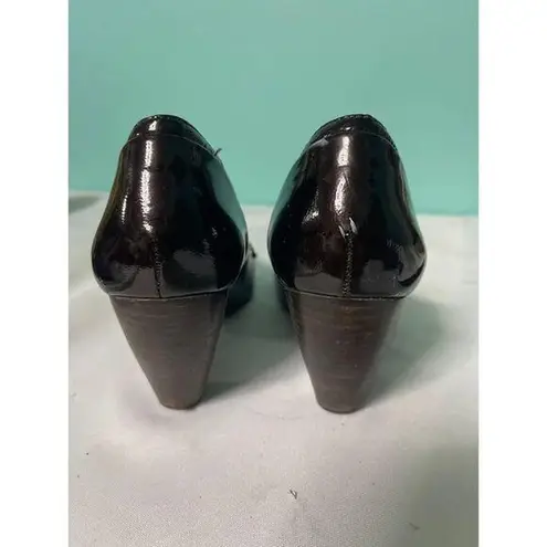 Me Too Me Too Elegant Patent Leather Penny Loafers Classic Slip-On Dress Shoes S-186