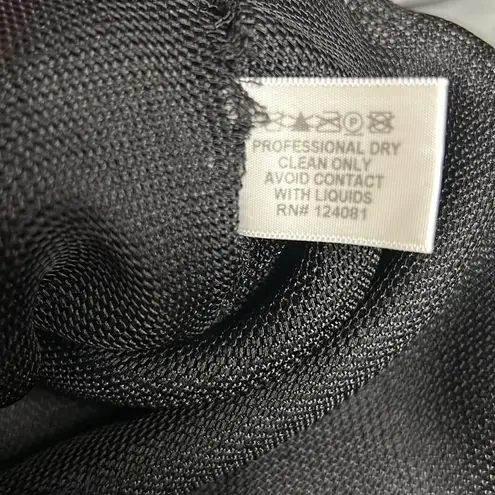 Proenza Schouler NWOT Vintage Luxury 100% Silk Midi Black Skirt