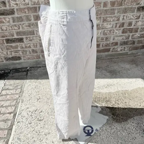 Kate Hill Plus Size Women’s White Chinos