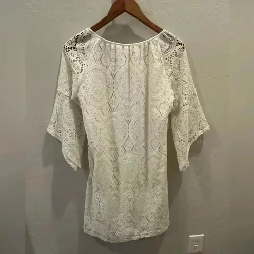 Tacera White Lace Dress Size Small