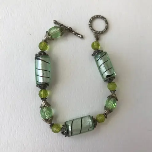 Handmade Vintage Stretch bracelet St Patrick's Day