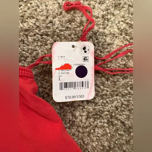 NWT Free People Movement Hot Shot Onesie | Size: Large Red