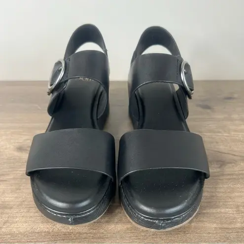 Sofft Faedra Women's Black Leather Sandal Size 9 SKU#24470