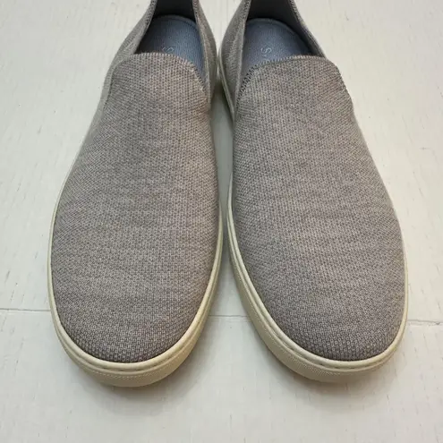Rothy's Shoes Womens Sz 11 Gray Slip On Casual Sneaker Knit Washable Comfortable