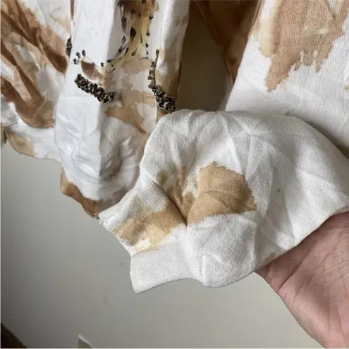 Vintage Leopard Animal Print Crewneck Sweater Womens Large Multiple