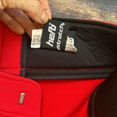 Vintage RED Swiss FERA ski snow pants stretchy Size undefined