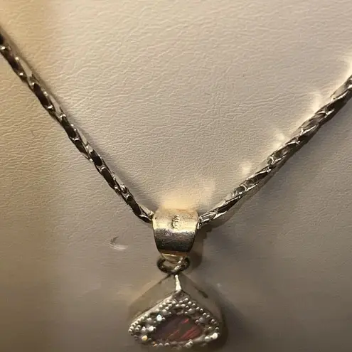 Vintage White Opal Mexico Silver Pendent on 925 Sterling Silver Chain Necklace