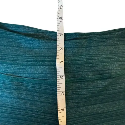 Beyond Yoga Spacedye Teal Capri Leggings Large Yoga Pilates Workout Fitness Gym