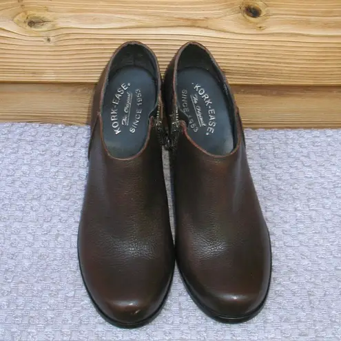 Kork-Ease Womens Size 7 Brown Holmes Wedge Bootie Shoe