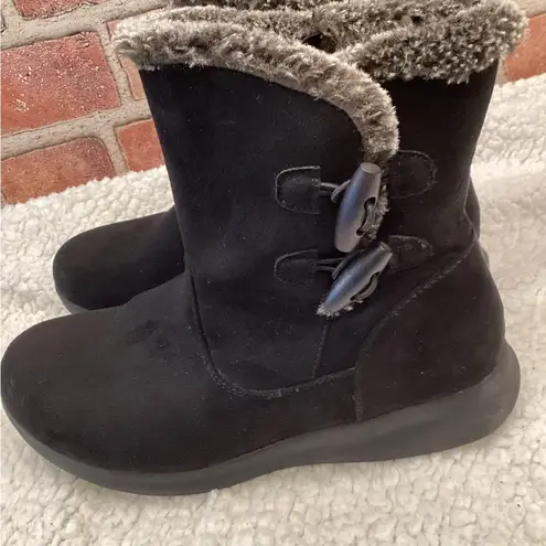 Lauren Blakwell Payton womens black winter boots size 7