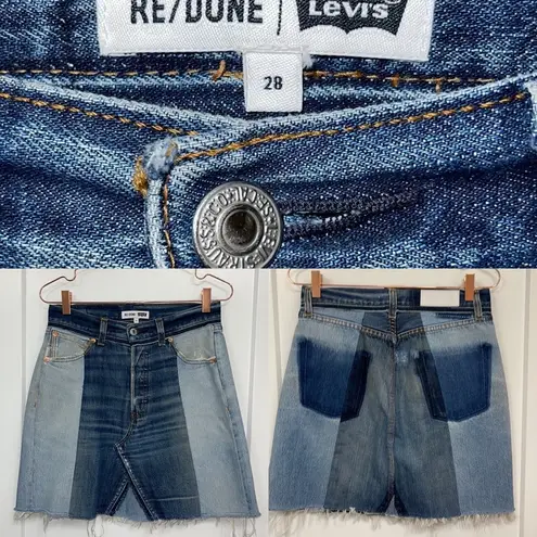 RE/DONE LEVI’S Denim skirt